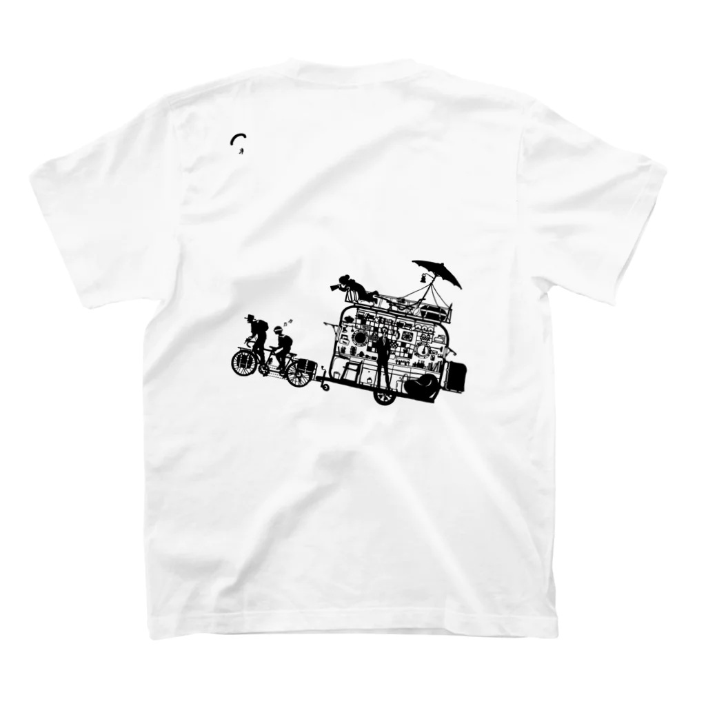 cuuyabowのチャリ・デ・キャンプ スタンダードTシャツの裏面