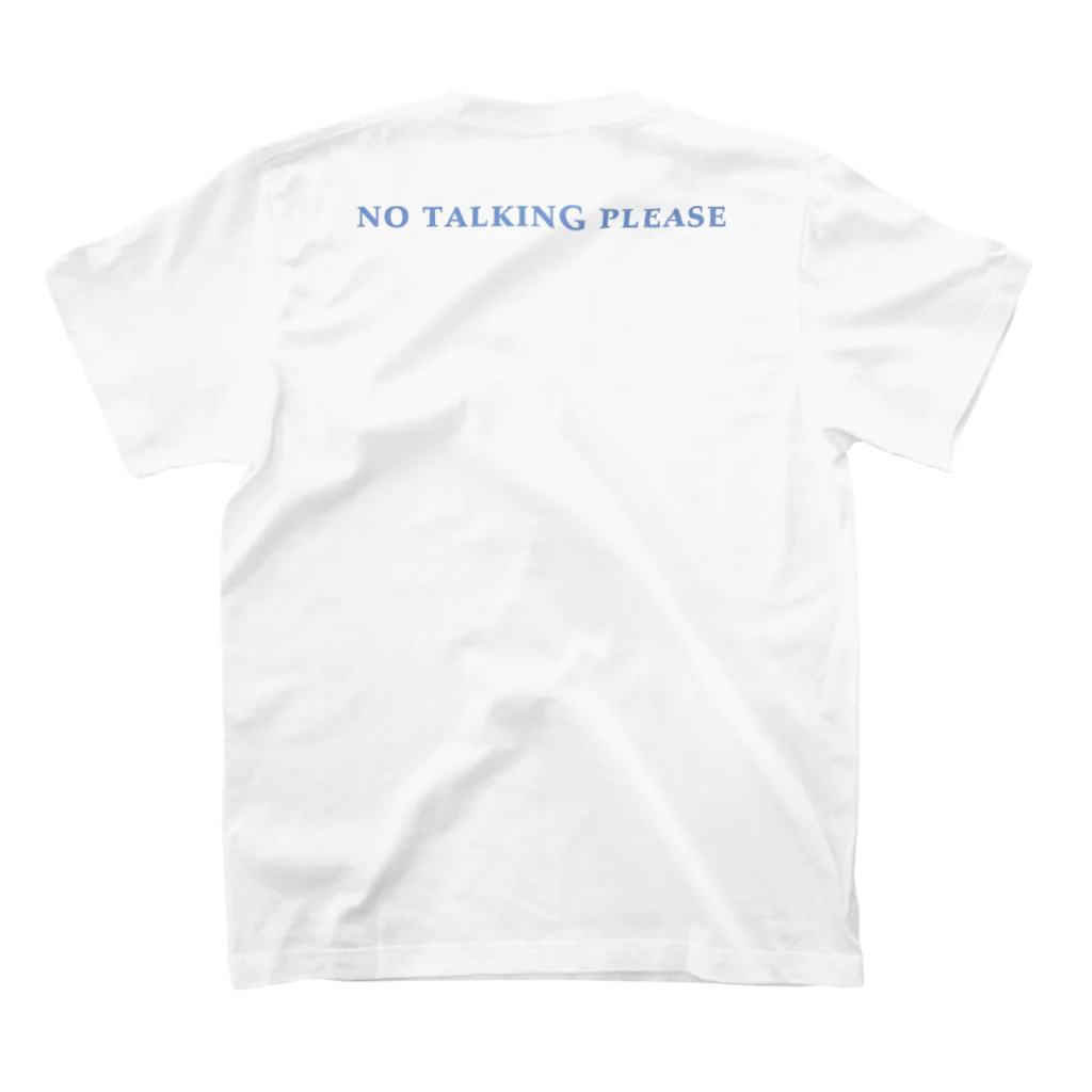 andrew__valentineのno talking please  Regular Fit T-Shirtの裏面