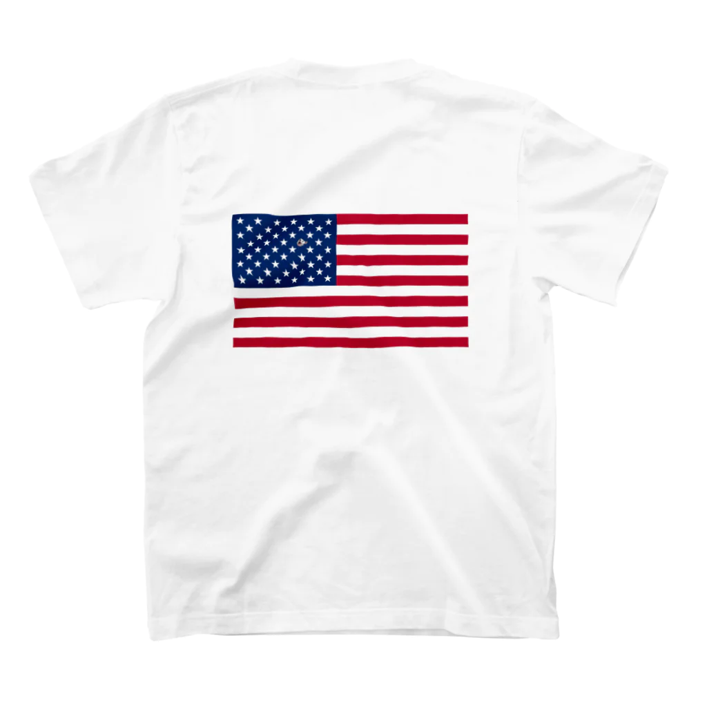 のいたんのアメリカンなのいたん スタンダードTシャツの裏面