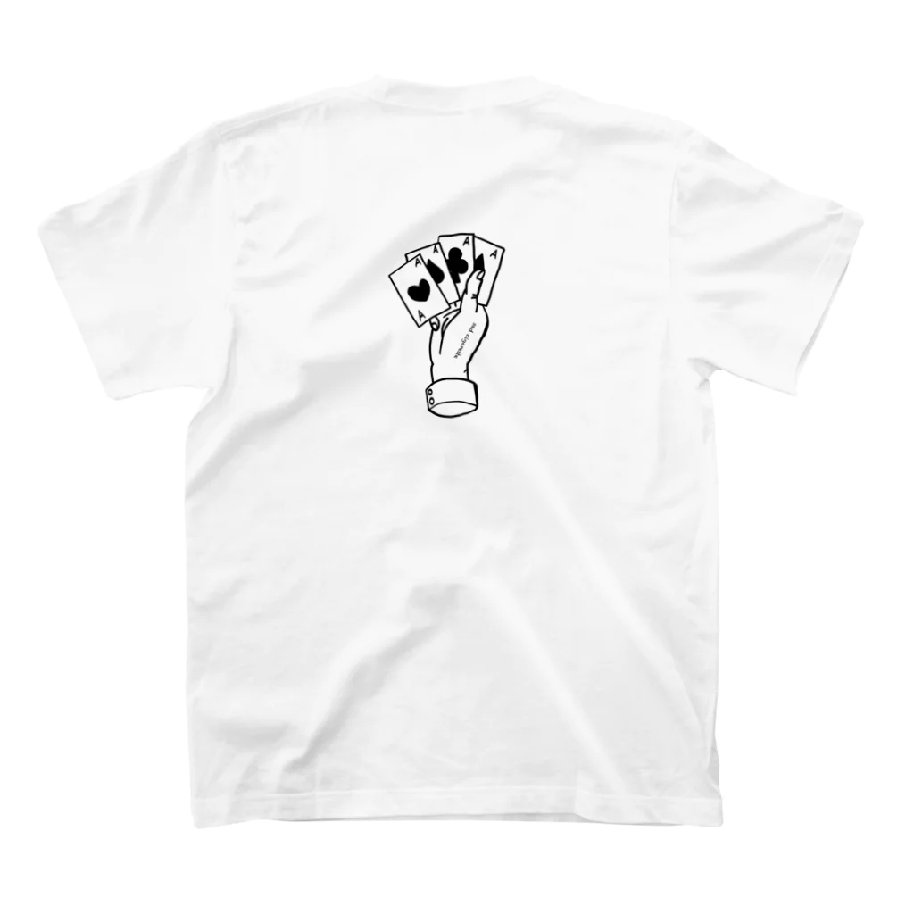 Sad cigarette のトランプ スタンダードTシャツの裏面