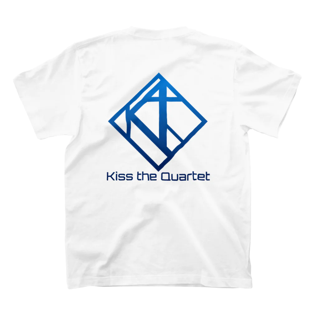 Kiss the Quartet (キスカル)のタイパラジャケ スタンダードTシャツの裏面