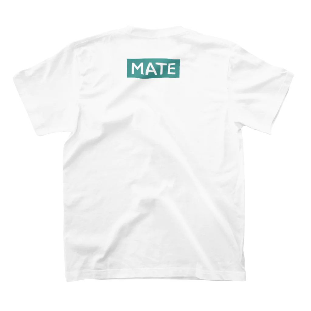 食パンくんSHOPのMATE - DOG スタンダードTシャツの裏面