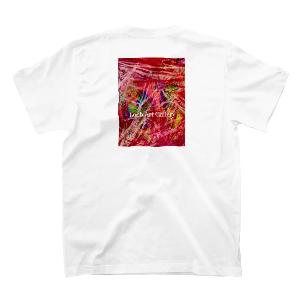 Loob Art Galleryのみんなで踊ろう スタンダードTシャツの裏面