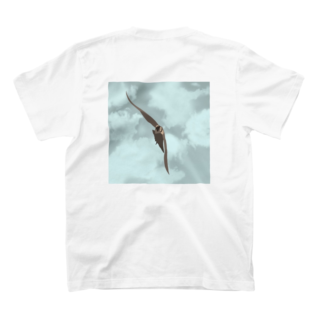 にゃんたまごのWing of the Fastest Regular Fit T-Shirtの裏面