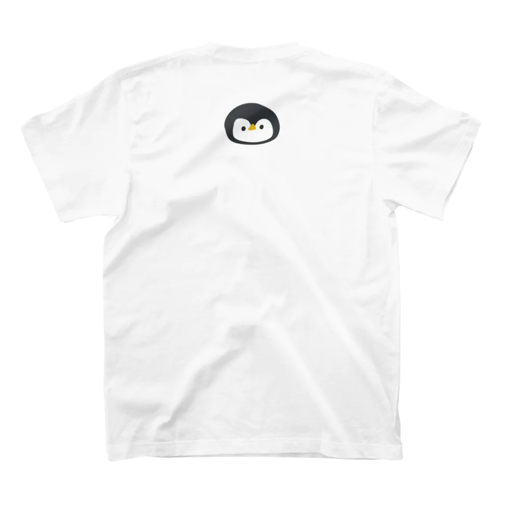 DECORの心くばりペンギン　電飾ver.  Regular Fit T-Shirtの裏面