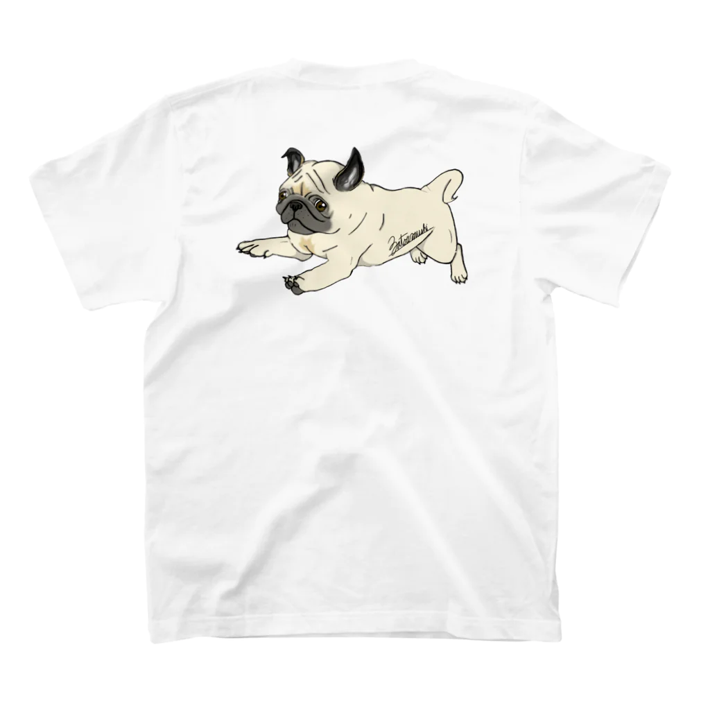 ざとうむし。のわんぱぐ。 Regular Fit T-Shirtの裏面