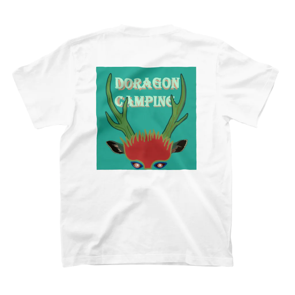 いちごDAIHUKUのDORAGON CAMPING Regular Fit T-Shirtの裏面