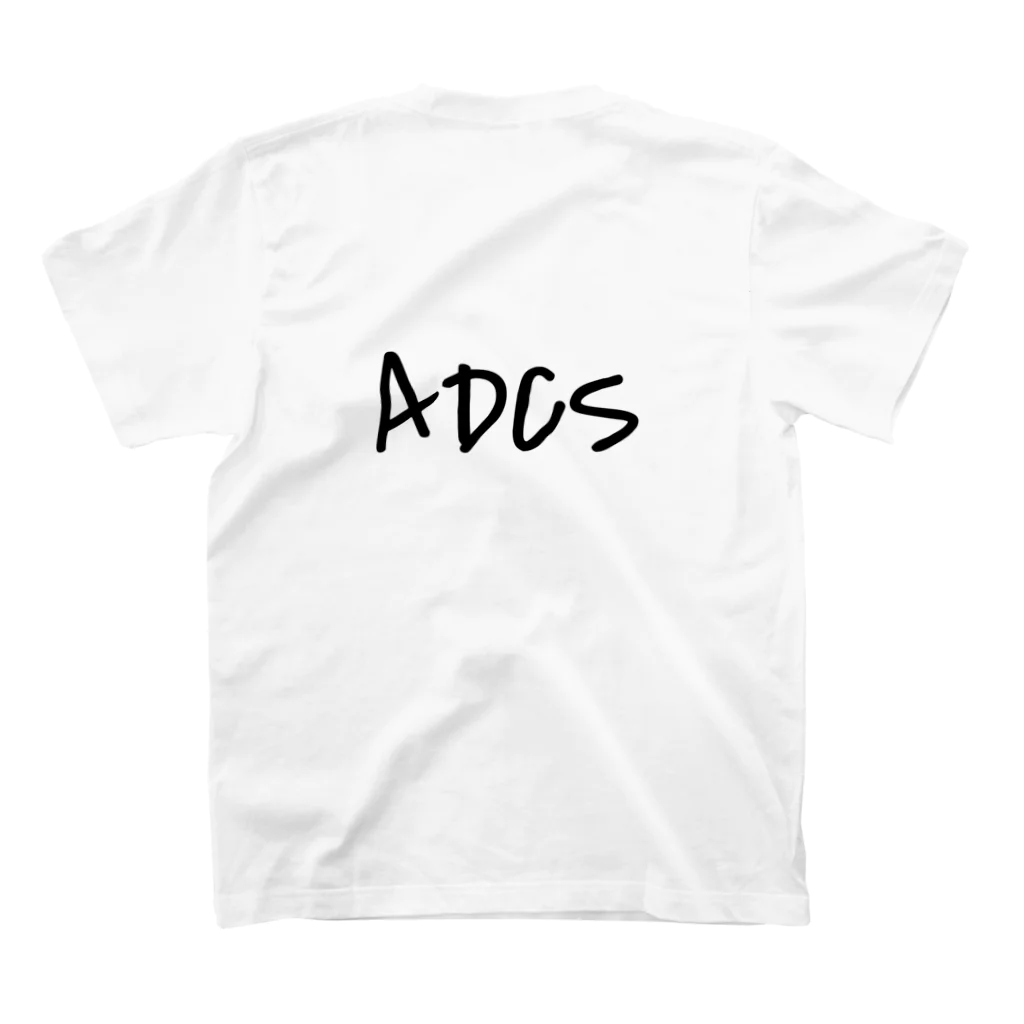 ADCSのADCS スタンダードTシャツの裏面