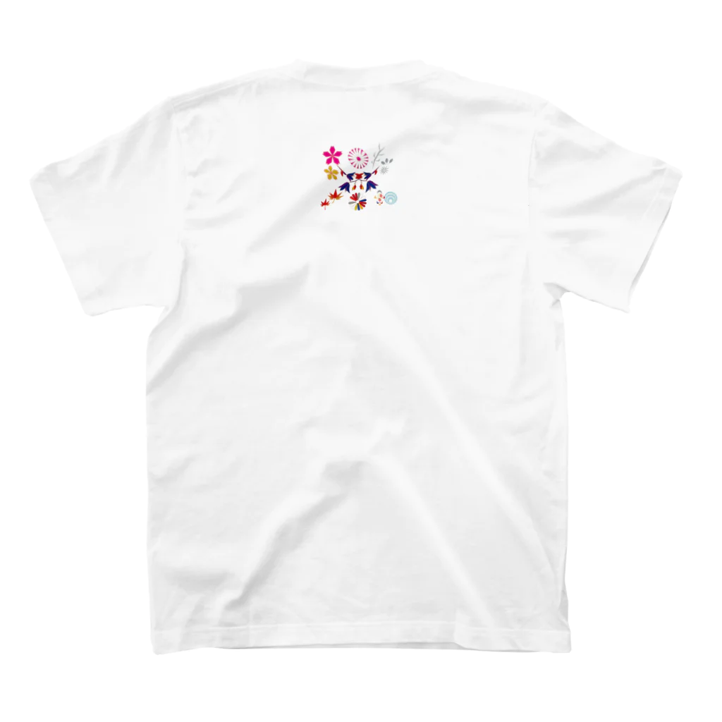 SOKICHISAITOのMOTOREDFLOWER #SKkulLL001 #FrontPrint Regular Fit T-Shirtの裏面