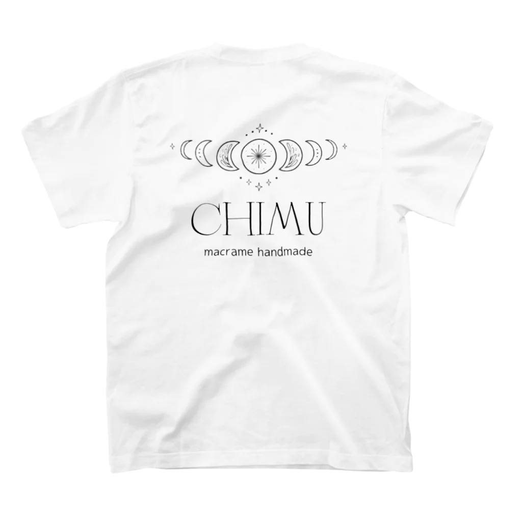 chimu-macrameのchimuパーカ スタンダードTシャツの裏面