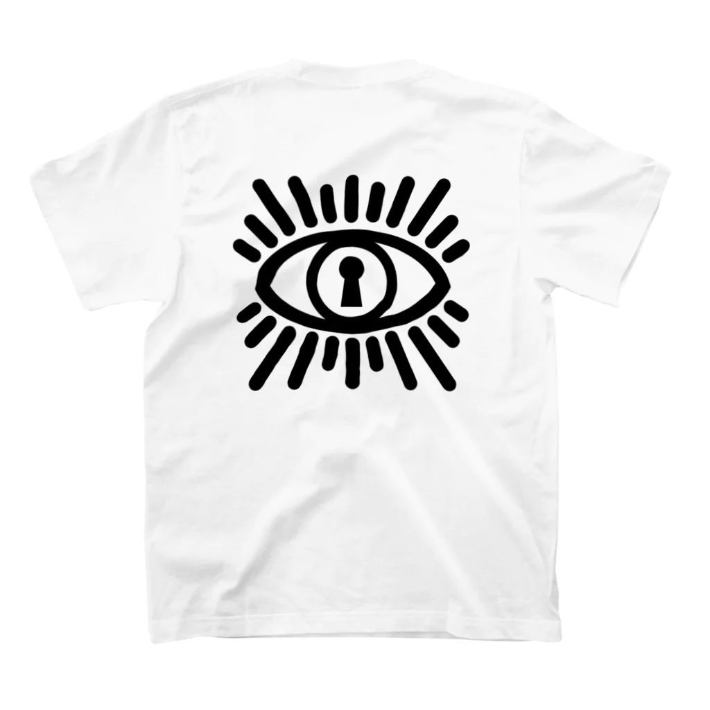 かぎあな工房のかぎあなの目 〜The keyhole’s eye〜 スタンダードTシャツの裏面