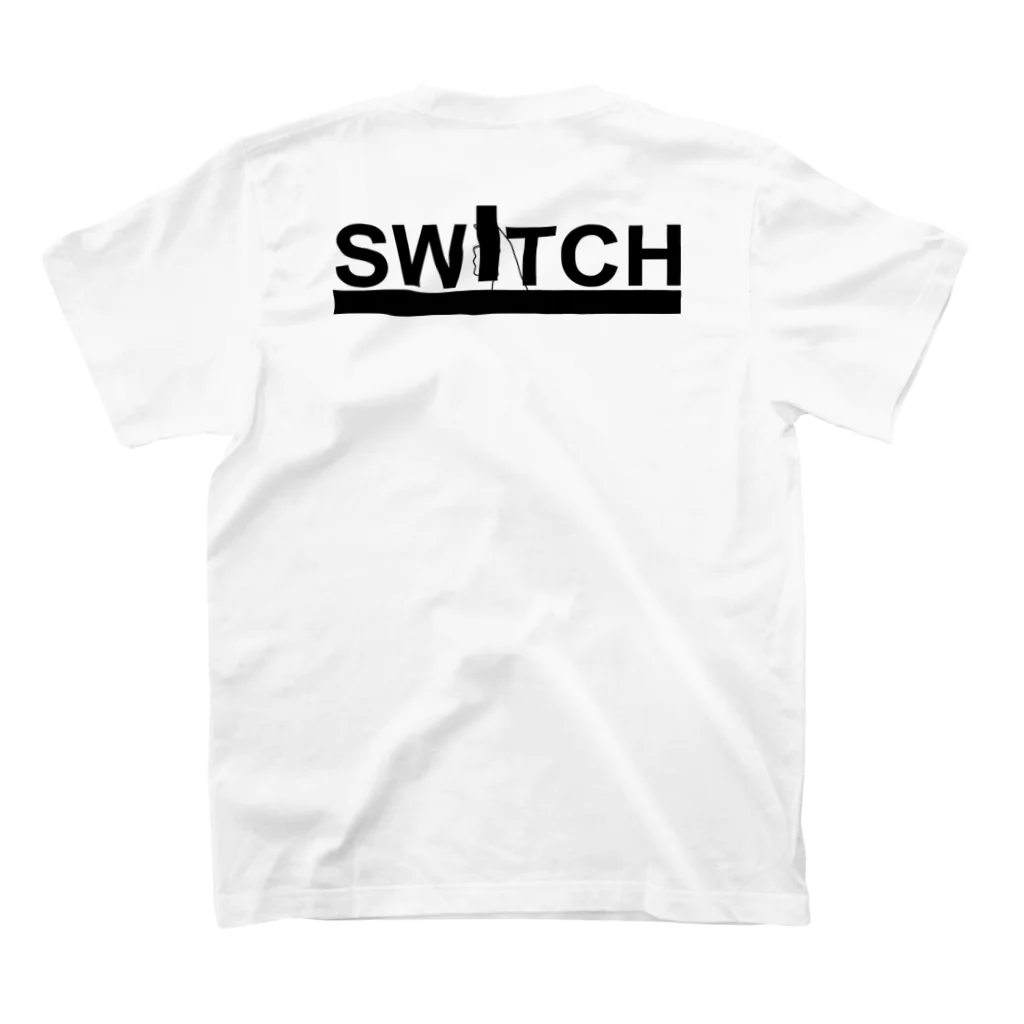 SWITCHのSWITCH15周年 BLACKプリントTee スタンダードTシャツの裏面