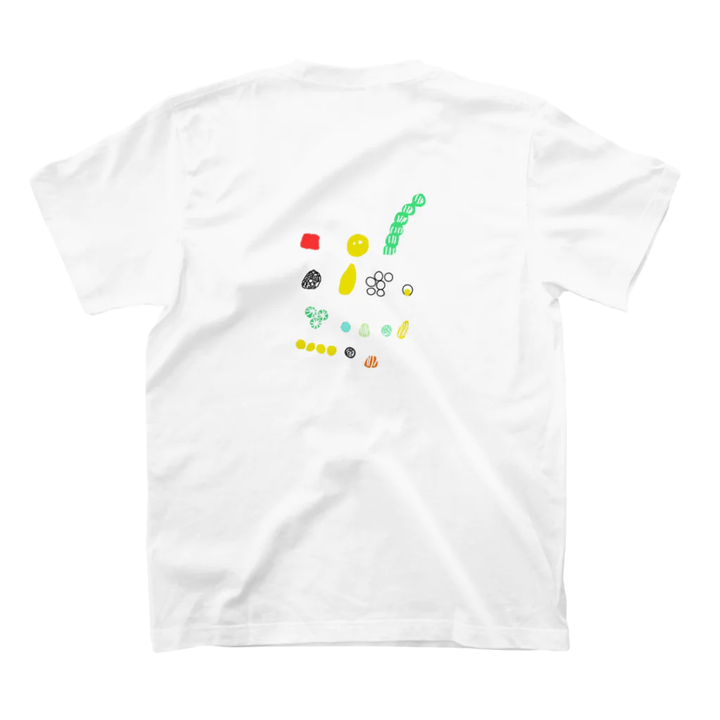 ぽこぽんやさんのいろんなアゲハ２ スタンダードTシャツの裏面