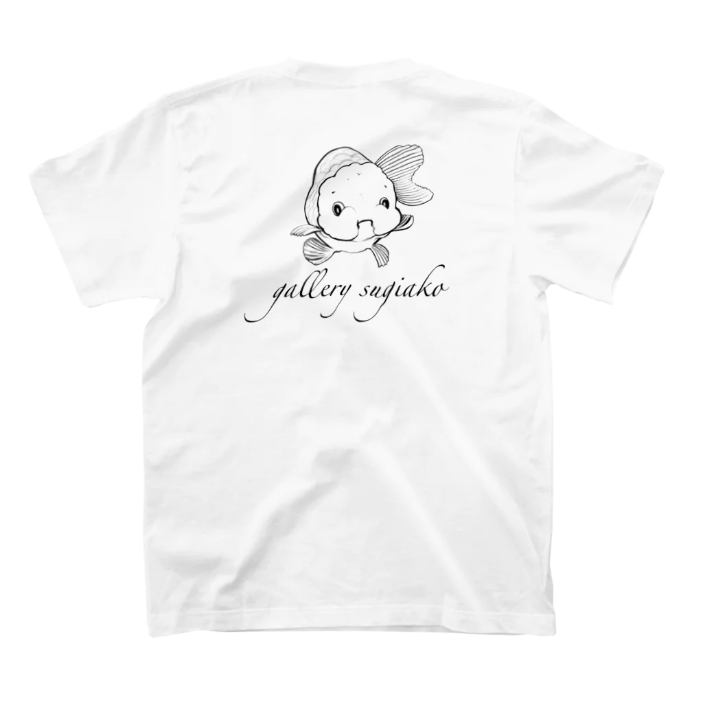 sugiakoのロゴグッズ スタンダードTシャツの裏面