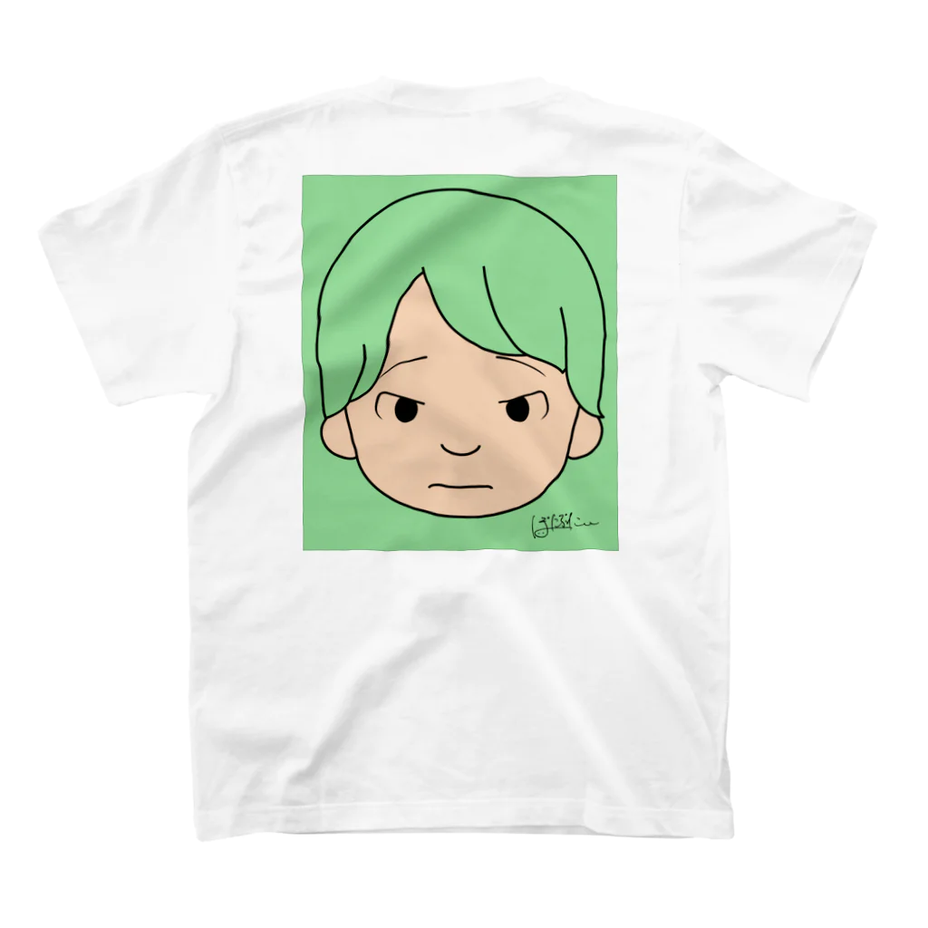 ぽにぷに定食のハレのちもえ子 スタンダードTシャツの裏面