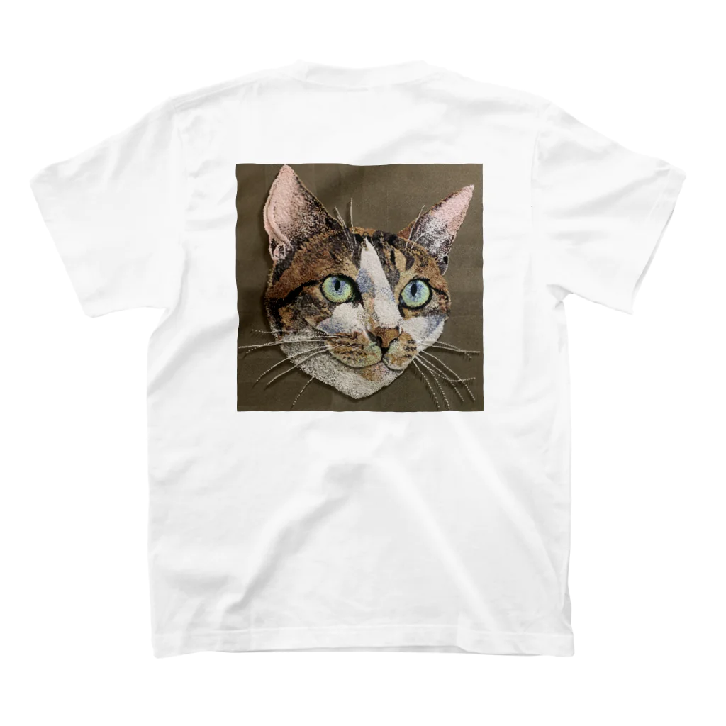 cotton_catのcotton cat 白綿棒 スタンダードTシャツの裏面