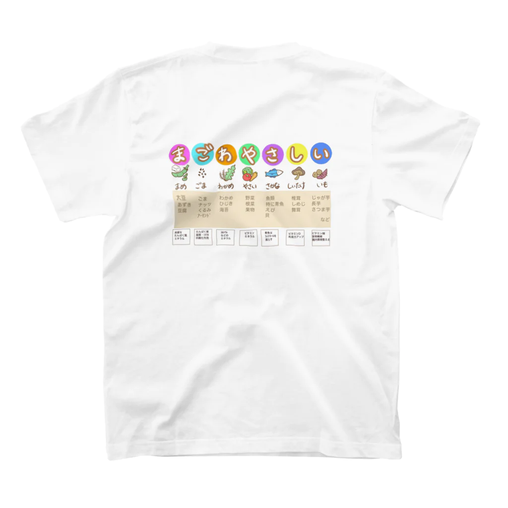 星音のまごわやさしい スタンダードTシャツの裏面