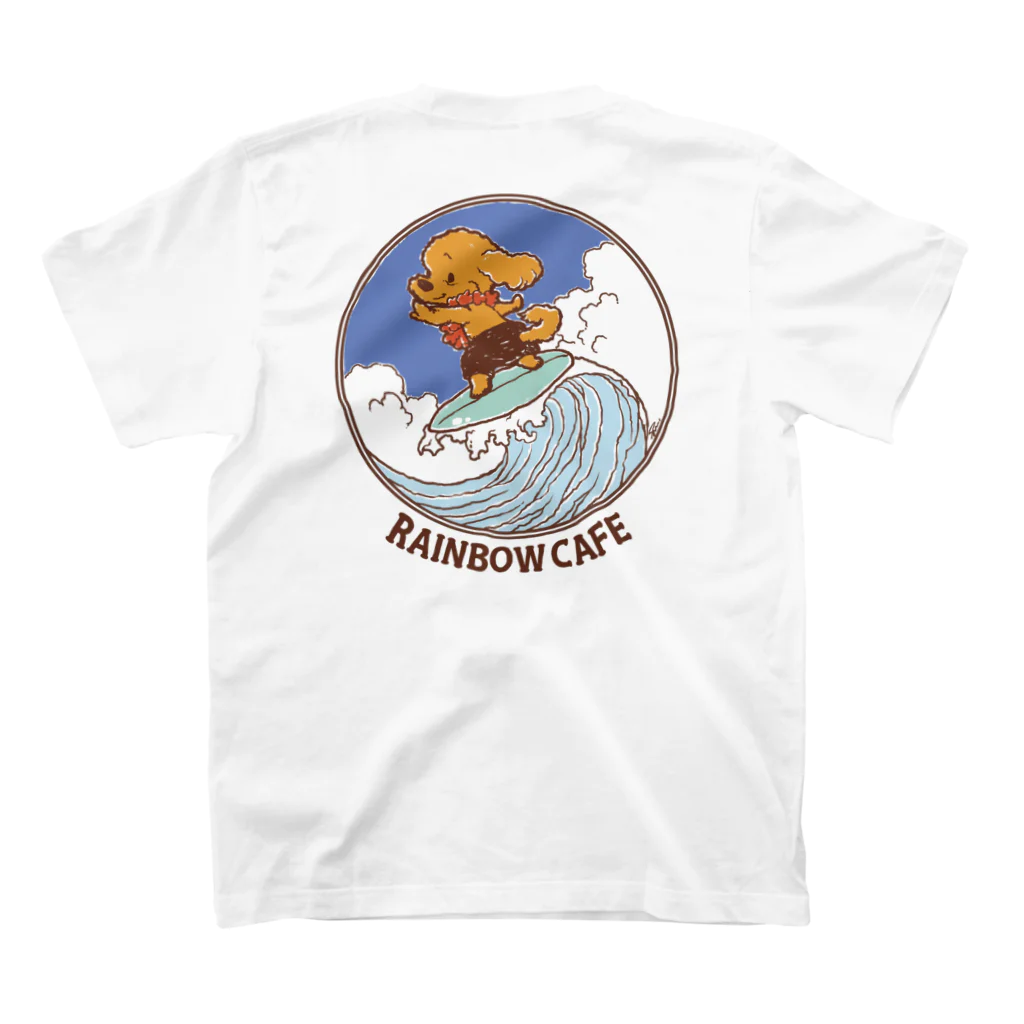 Rainbow cafeの波乗りジョニートートバッグ スタンダードTシャツの裏面