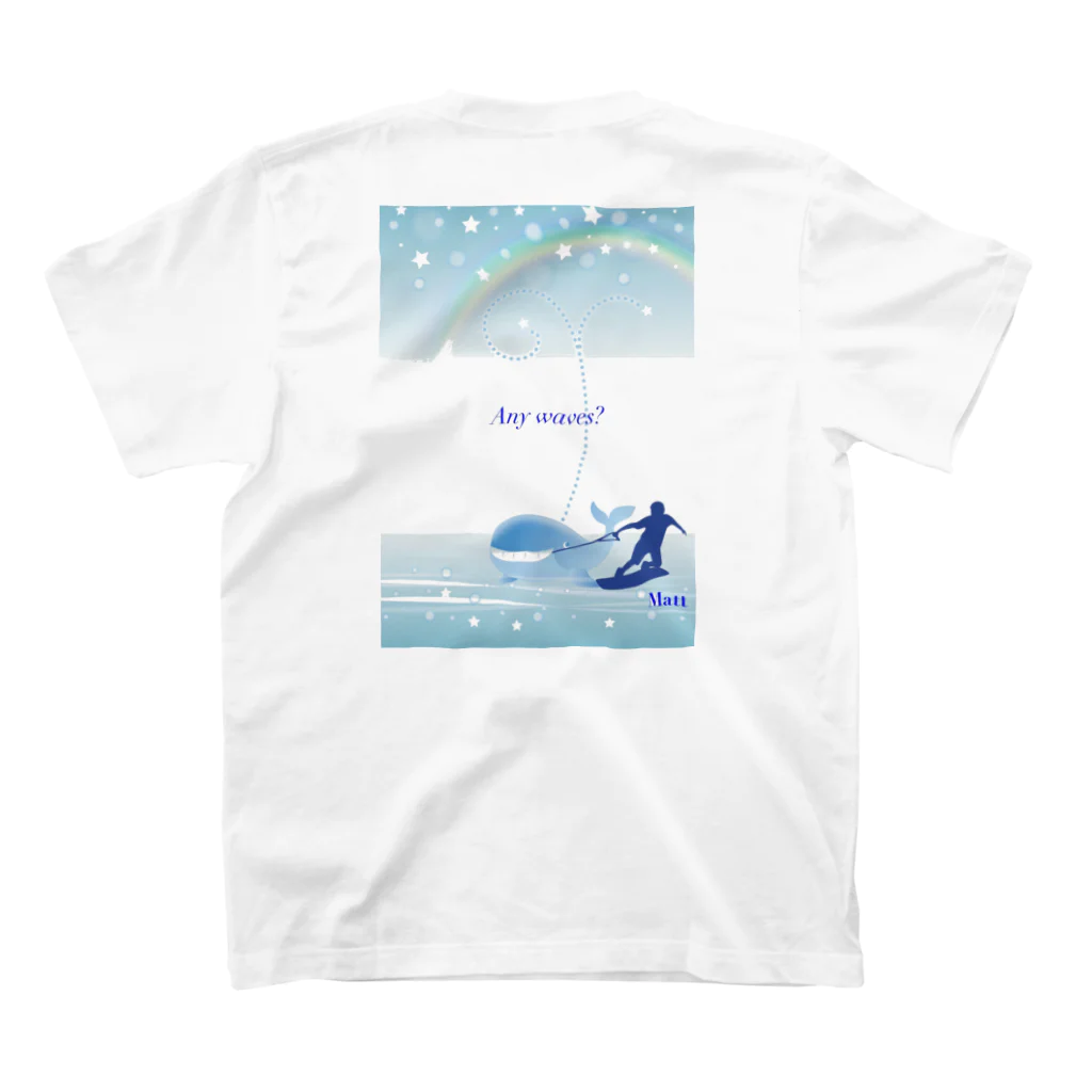 BoatBoo(海と猫と鯨の店)のBOATBOO ayシリーズ スタンダードTシャツの裏面