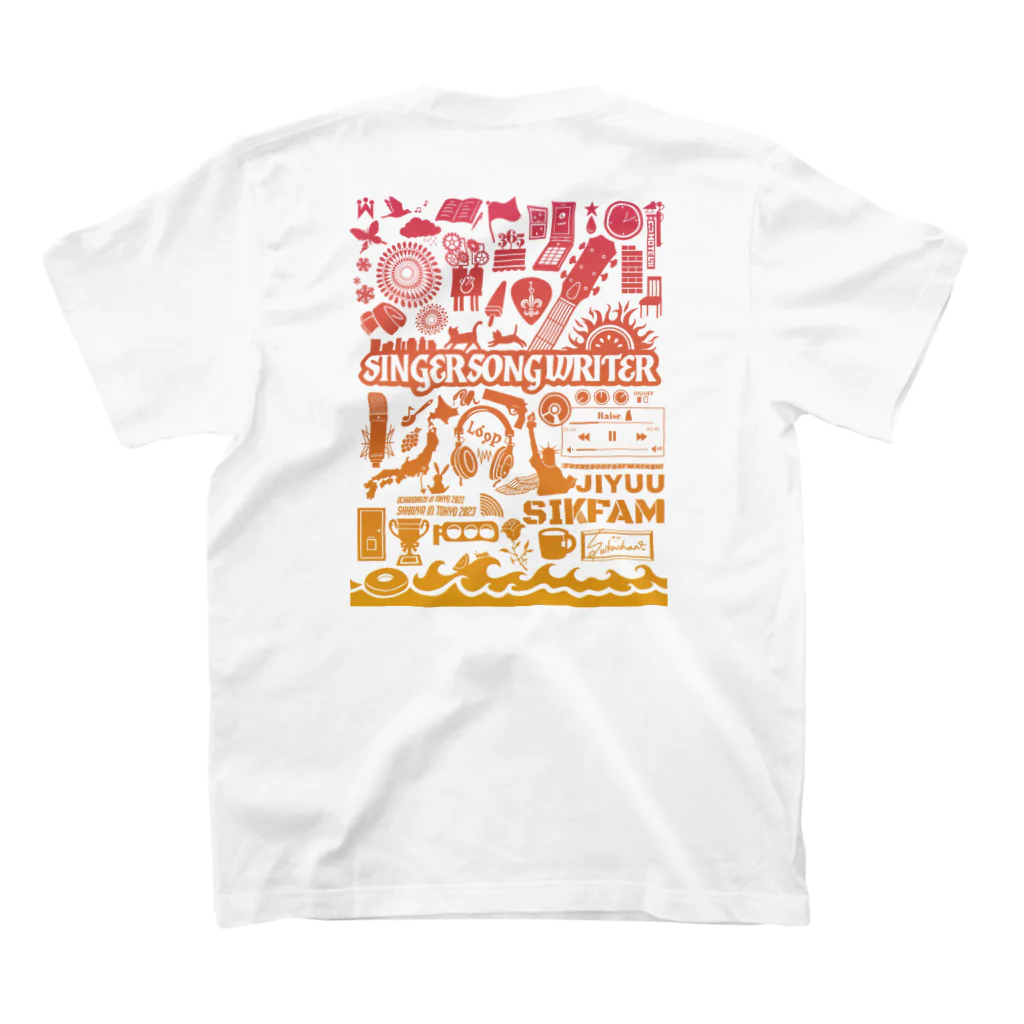 ｽｲｶﾁｬﾝ🍉のSIKFAMグラデ スタンダードTシャツの裏面