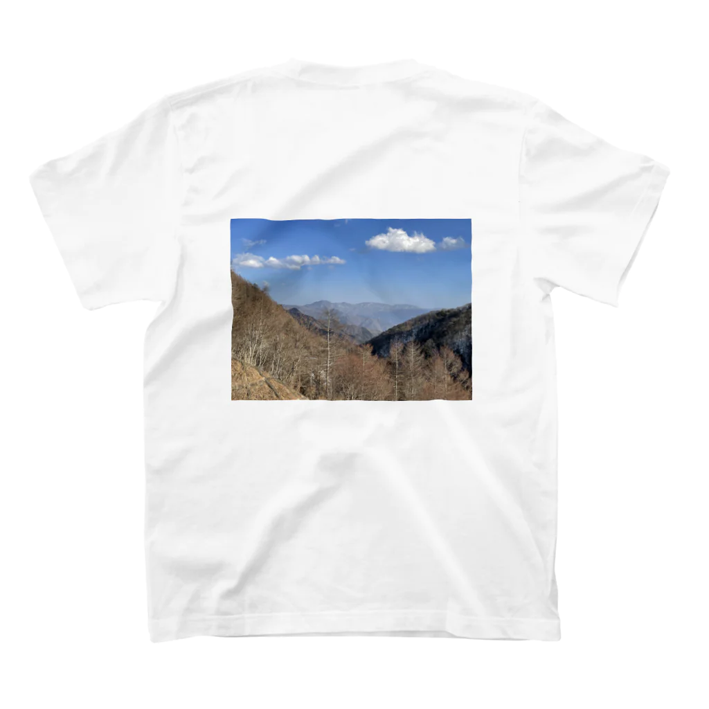 natsuwayoruの日本の風景 Regular Fit T-Shirtの裏面