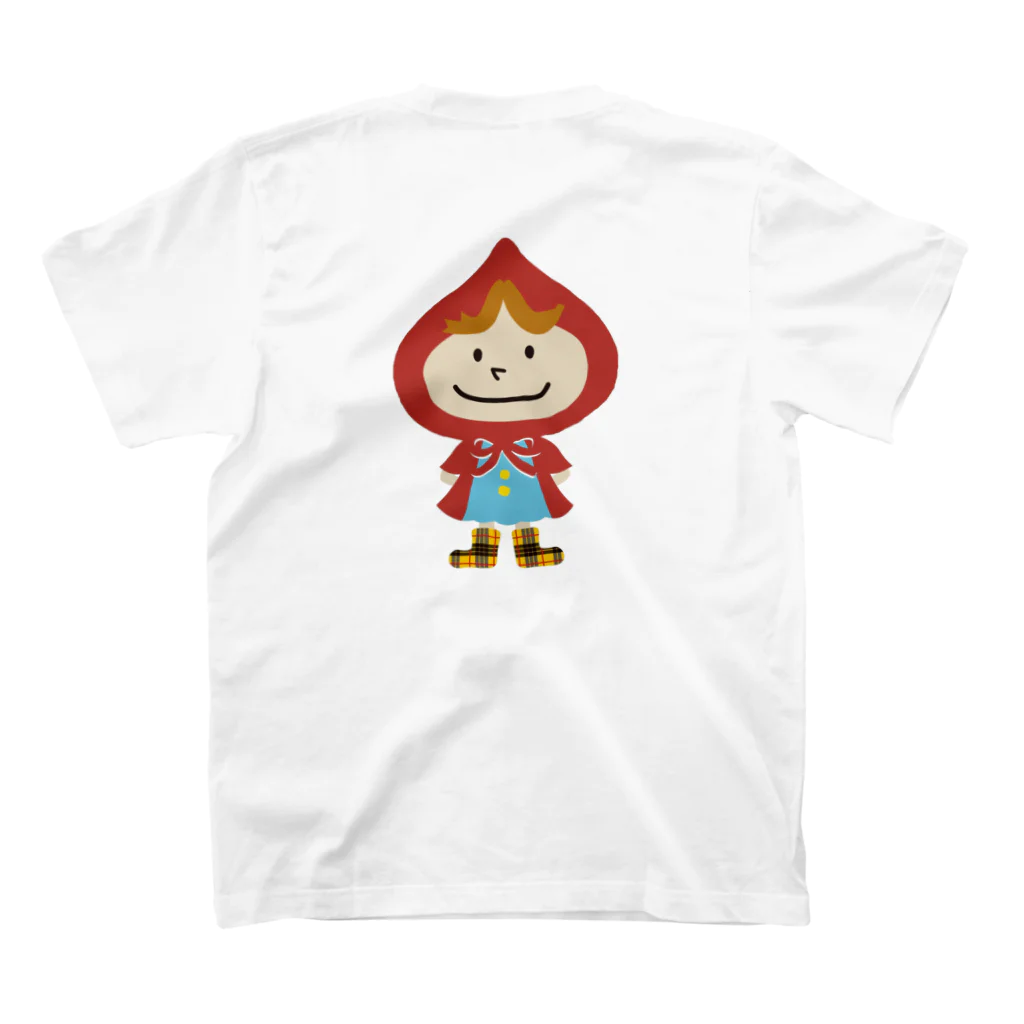 flip-flapのフリップちゃん全身 スタンダードTシャツの裏面