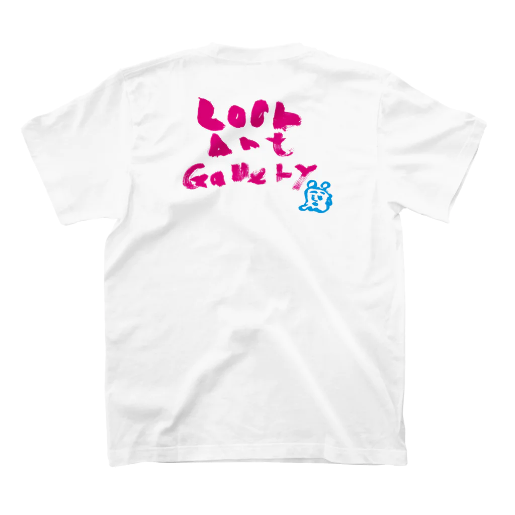 Loob Art Galleryの書初め Regular Fit T-Shirtの裏面