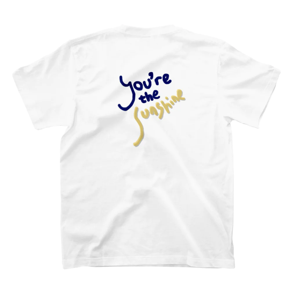 mayuko.dのSunshine(背景なし文字あり) スタンダードTシャツの裏面