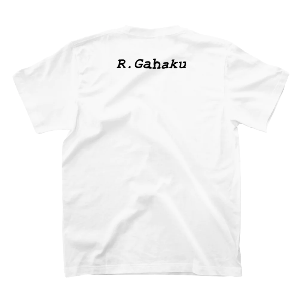 Straw&FriendsのR.Gahaku / DONNO スタンダードTシャツの裏面