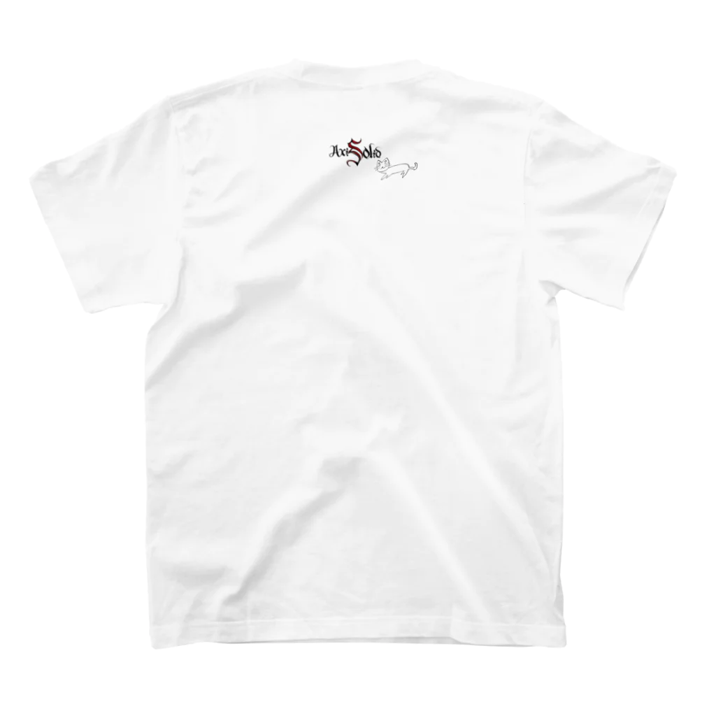 Axisolidのタカシ君 スタンダードTシャツの裏面