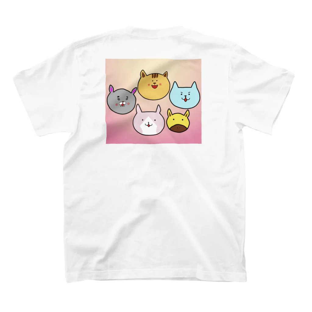 ワイの【おみせやさん】のワイちゃんＴシャツ スタンダードTシャツの裏面