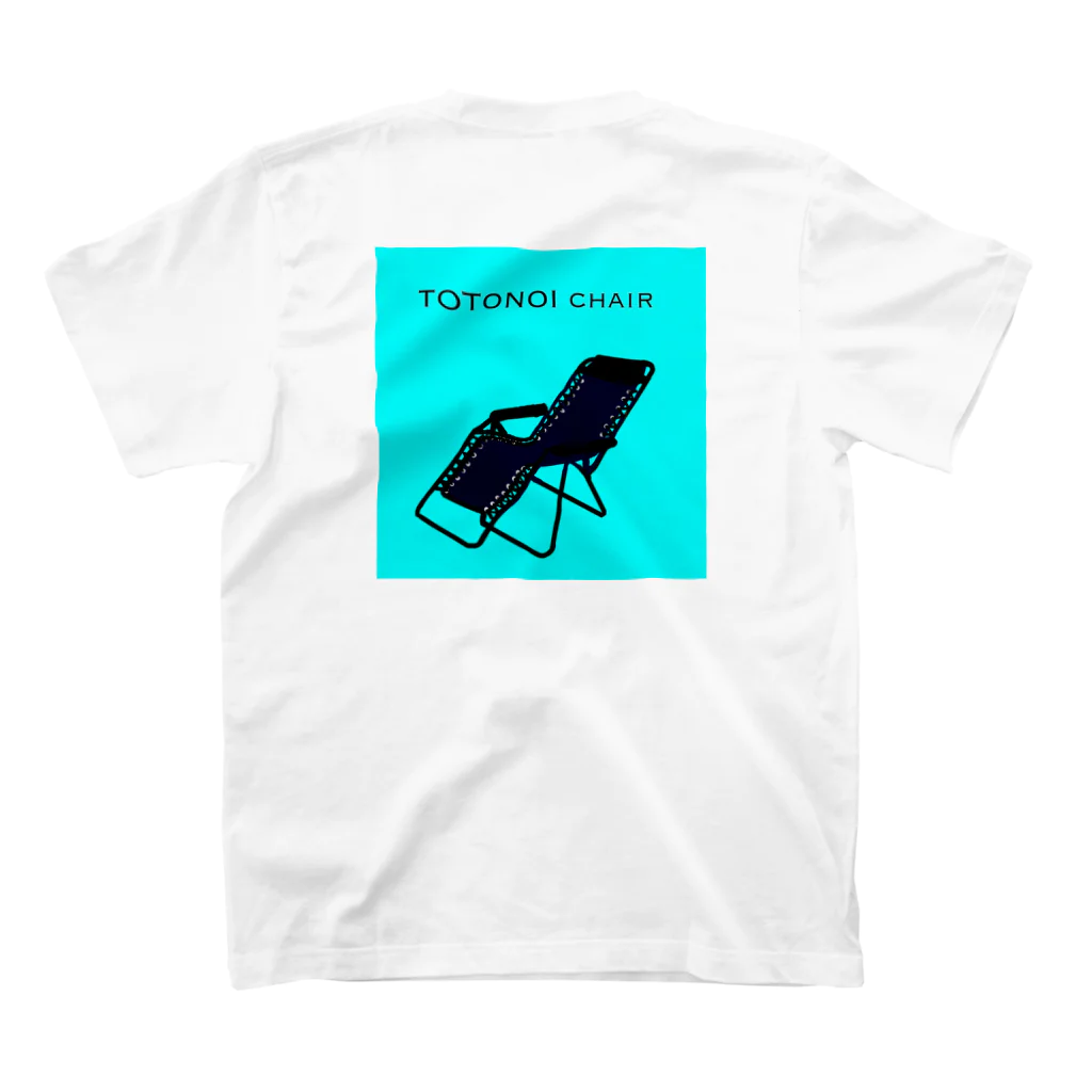 呉福笑店のTOTONOI chair 2 スタンダードTシャツの裏面