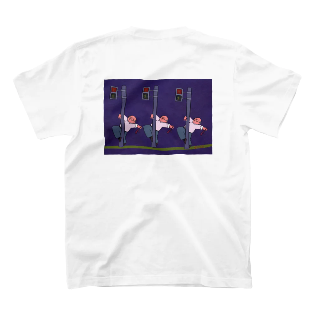 きりんのお絵描き屋さんのShall  we dance? スタンダードTシャツの裏面