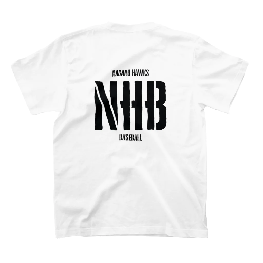 永野ホークスの2023 NHB ロゴのみ（背面あり） Regular Fit T-Shirtの裏面