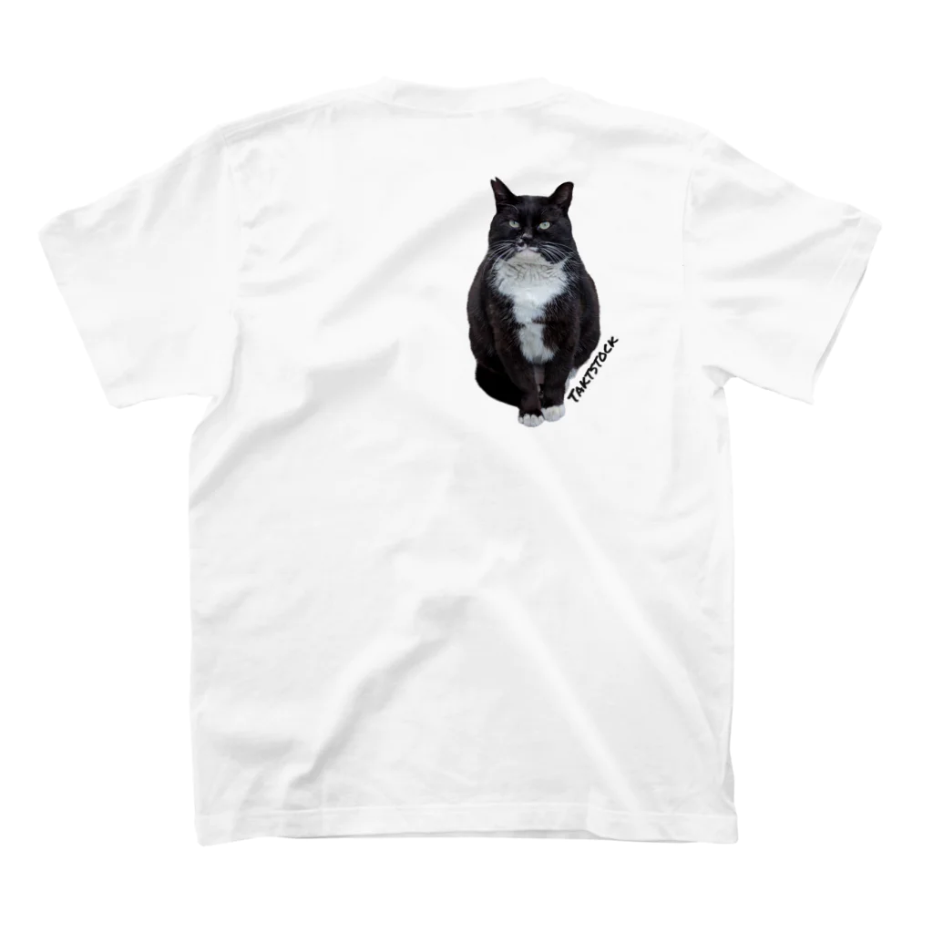 Tom's storeの地域猫タクトくん２ スタンダードTシャツの裏面