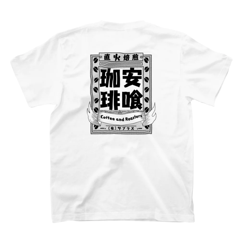 MOMOGの安喰珈琲 スタンダードTシャツの裏面