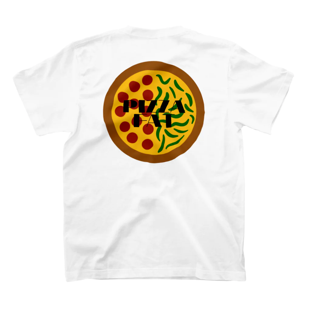 Cheesesのpizza Regular Fit T-Shirtの裏面