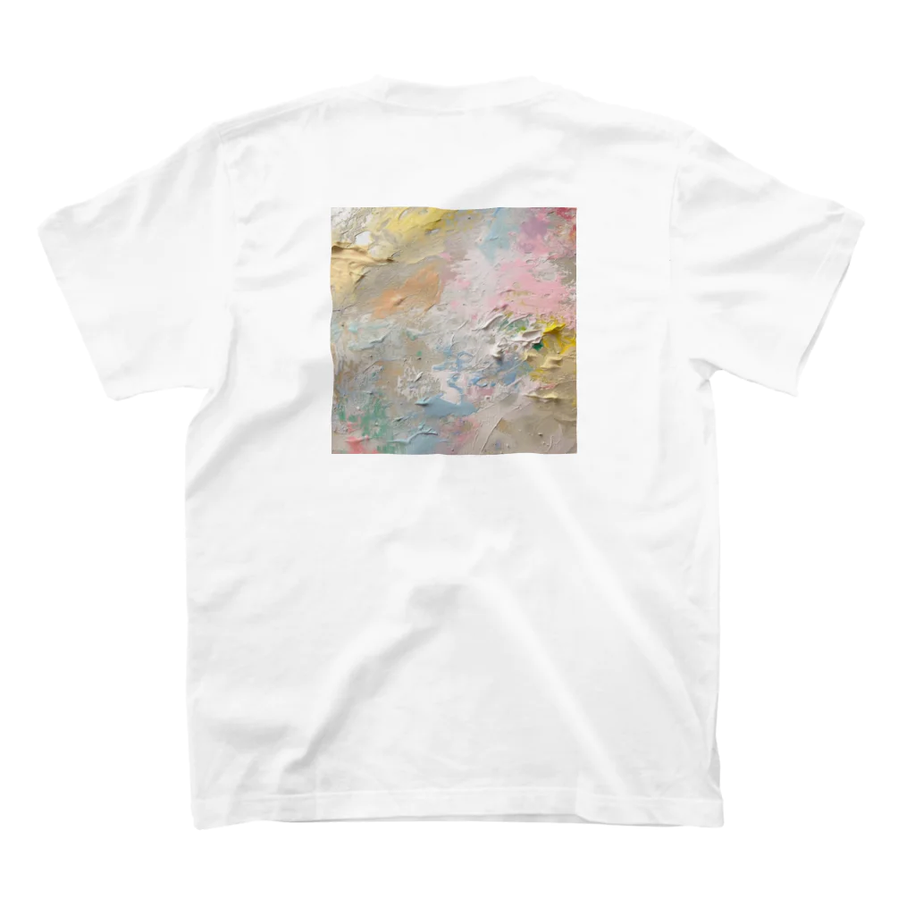 artisticのアートペインティング Regular Fit T-Shirtの裏面