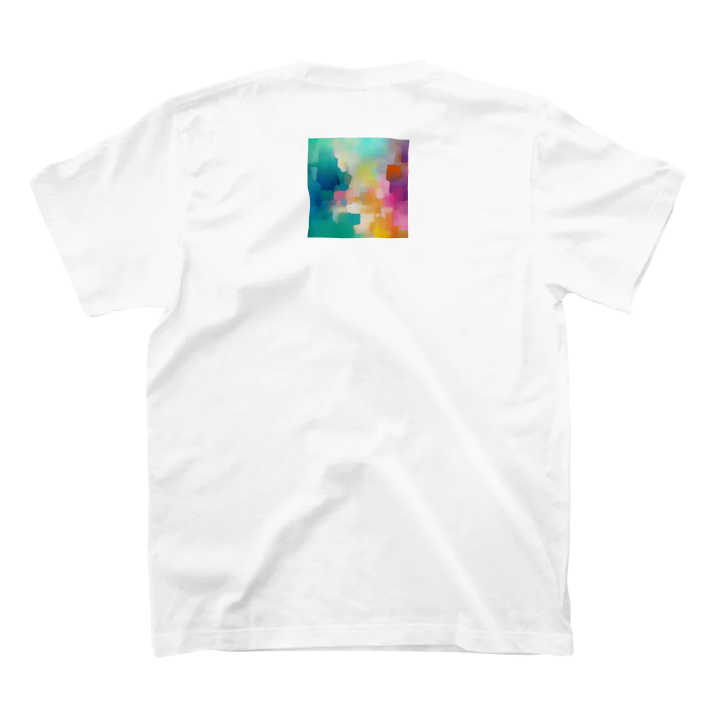 artisticの水彩ペインティング スタンダードTシャツの裏面