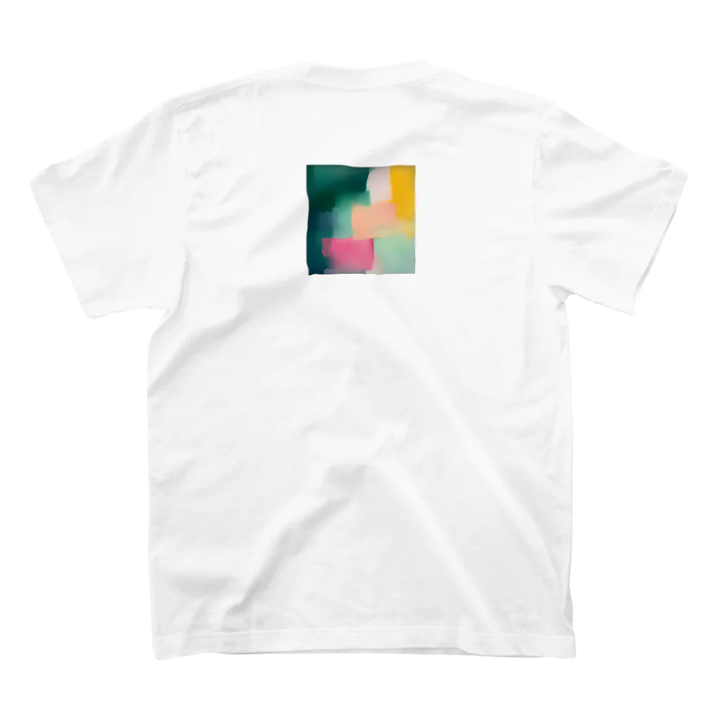 artisticのabstractペインティング スタンダードTシャツの裏面