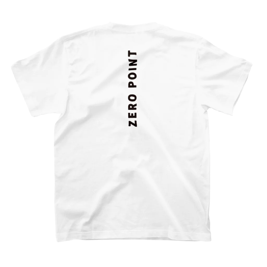 ZERO POINT 銀座の真珠の耳飾りのパンダ スタンダードTシャツの裏面