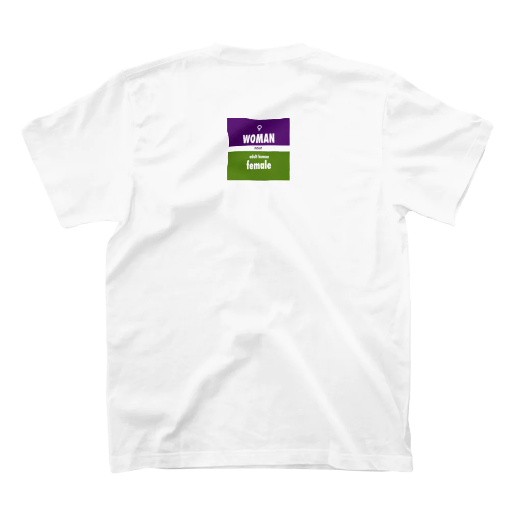 MojaMojappaのSuffragette ver.2  ① スタンダードTシャツの裏面