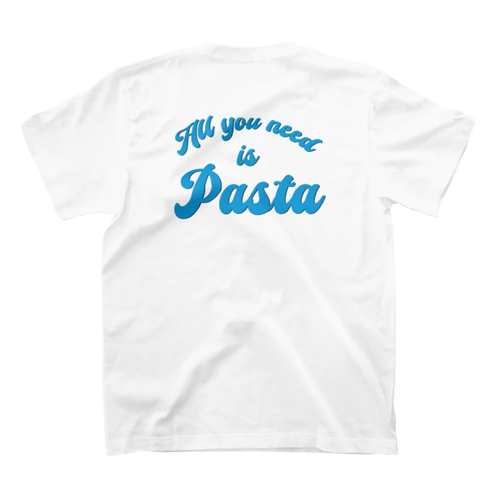 PastabuのAll you need is Pasta ※パスタは地球を救う スタンダードTシャツの裏面