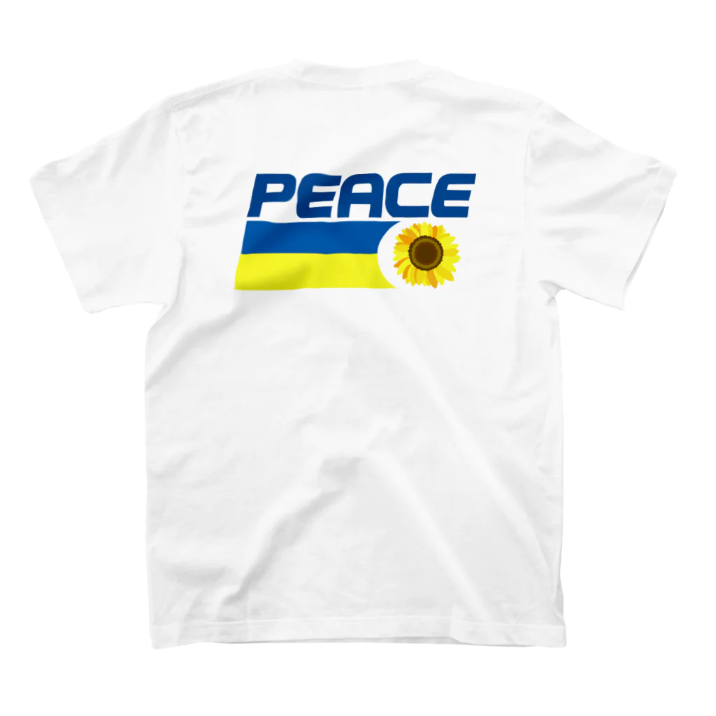 ACDesignのPEACE bloom Tシャツ スタンダードTシャツの裏面