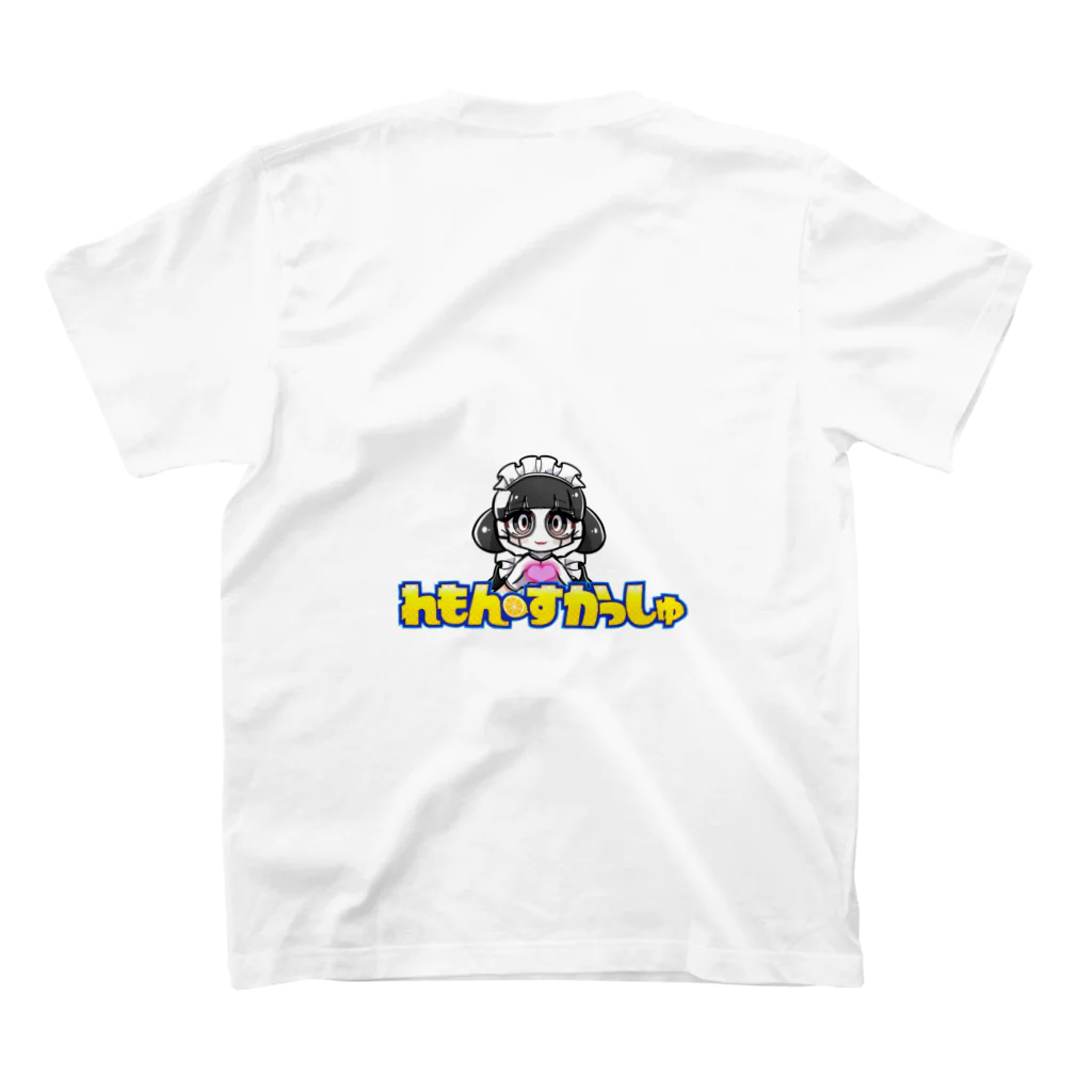 れもん・すかっしゅの女子キャンパーレモコ スタンダードTシャツの裏面