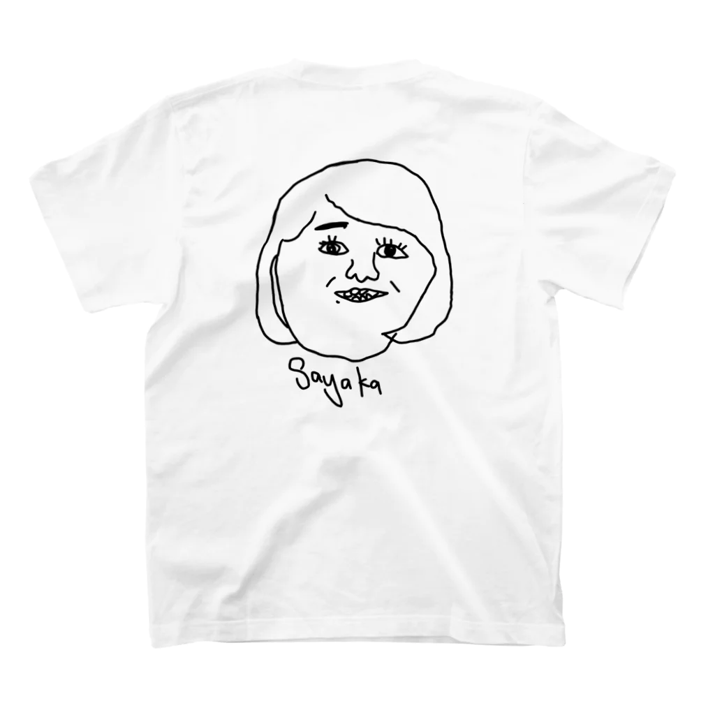 shirako99のSayaka スタンダードTシャツの裏面