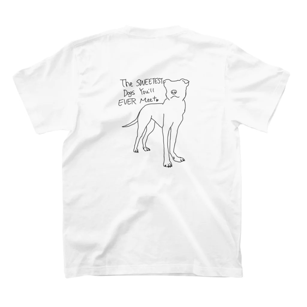 KuroinyannyanのThe Feral Dogs of Japan Regular Fit T-Shirtの裏面