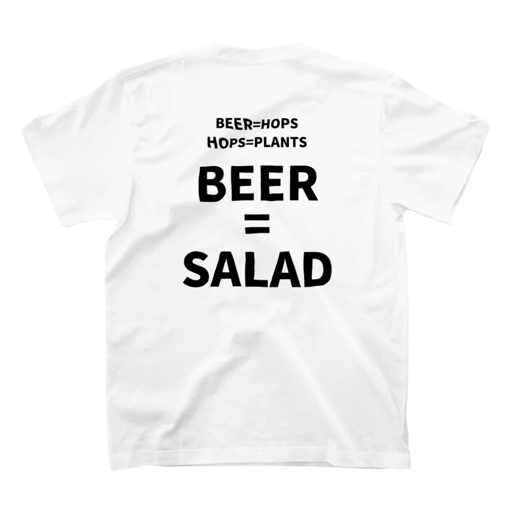 BEER=SALADのBEER=SALAD Regular Fit T-Shirtの裏面