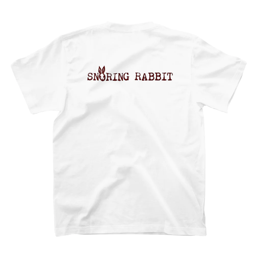 SNORING RABBIT × SNORING ORCAのscene 06 スタンダードTシャツの裏面