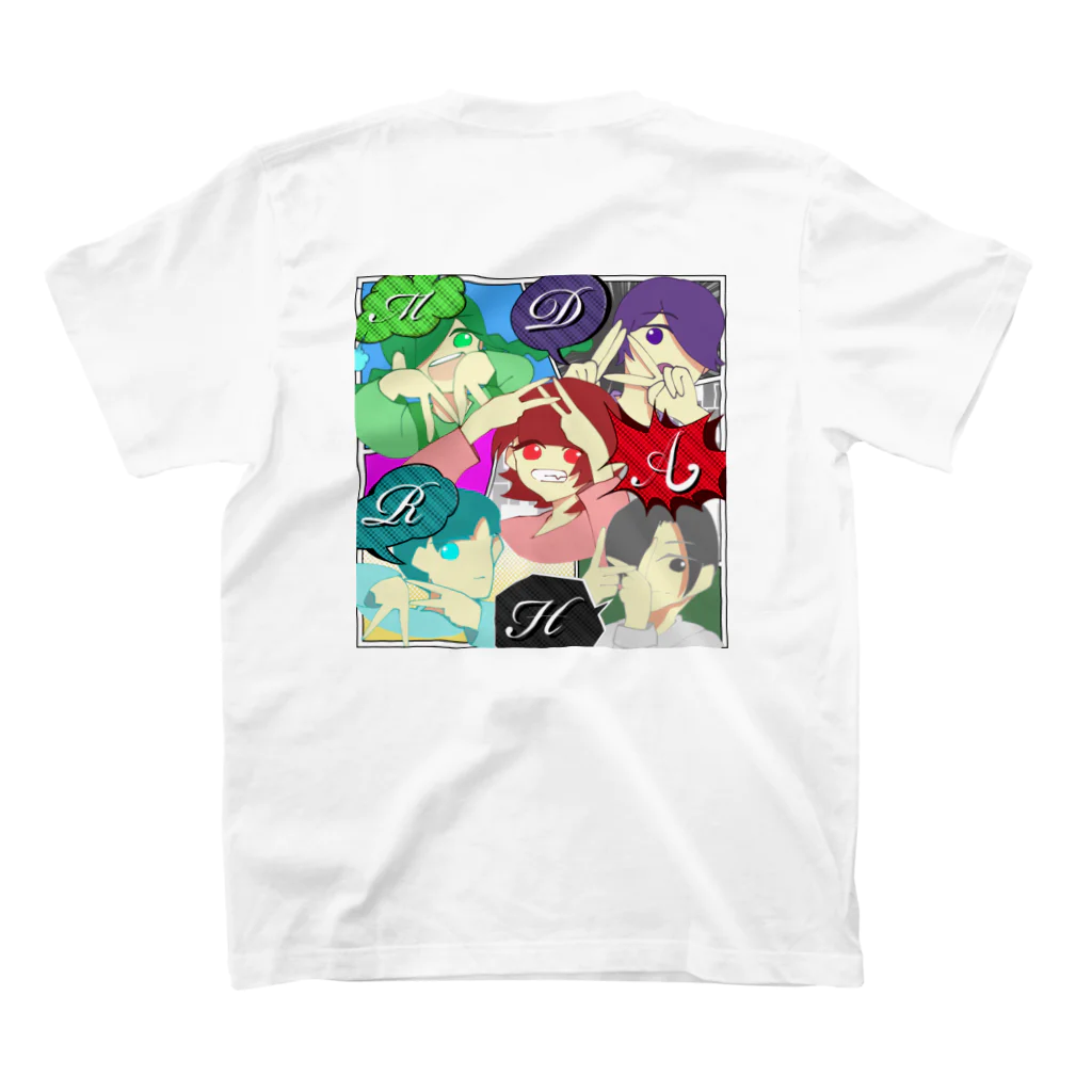 ぞあの絵描きshopのらうんどあばうとLIVETシャツ Regular Fit T-Shirtの裏面